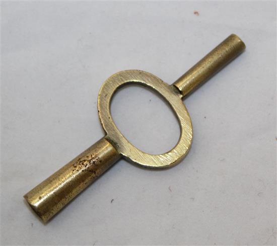 A French gilt brass carriage clock, 17cm